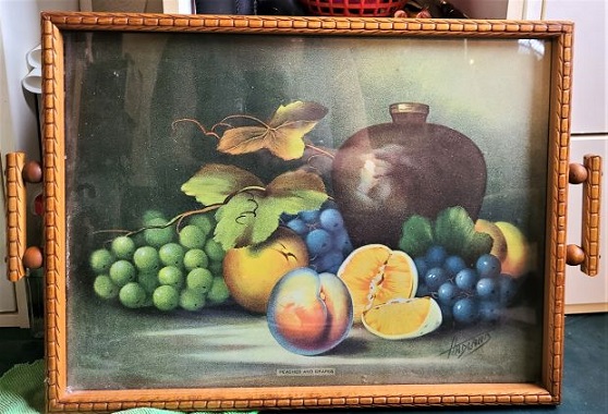 Hadland Lithograph Peaches and Grapes Help | Antiques Board