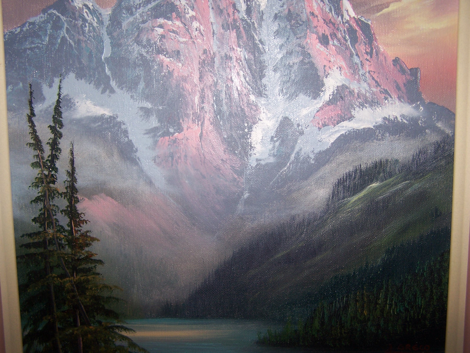 John Greco Valley of the ten peaks. oil on canvas | Antiques Board