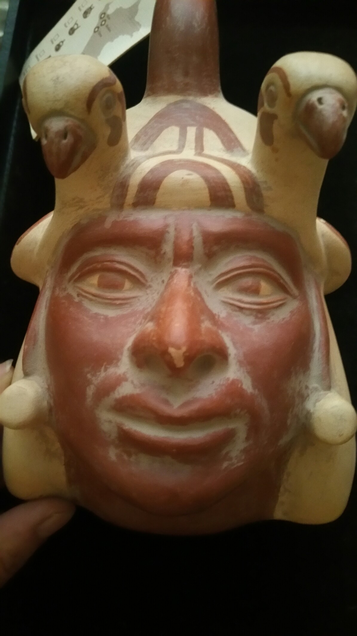 Moche clay molds to cast ceramic of  Photo