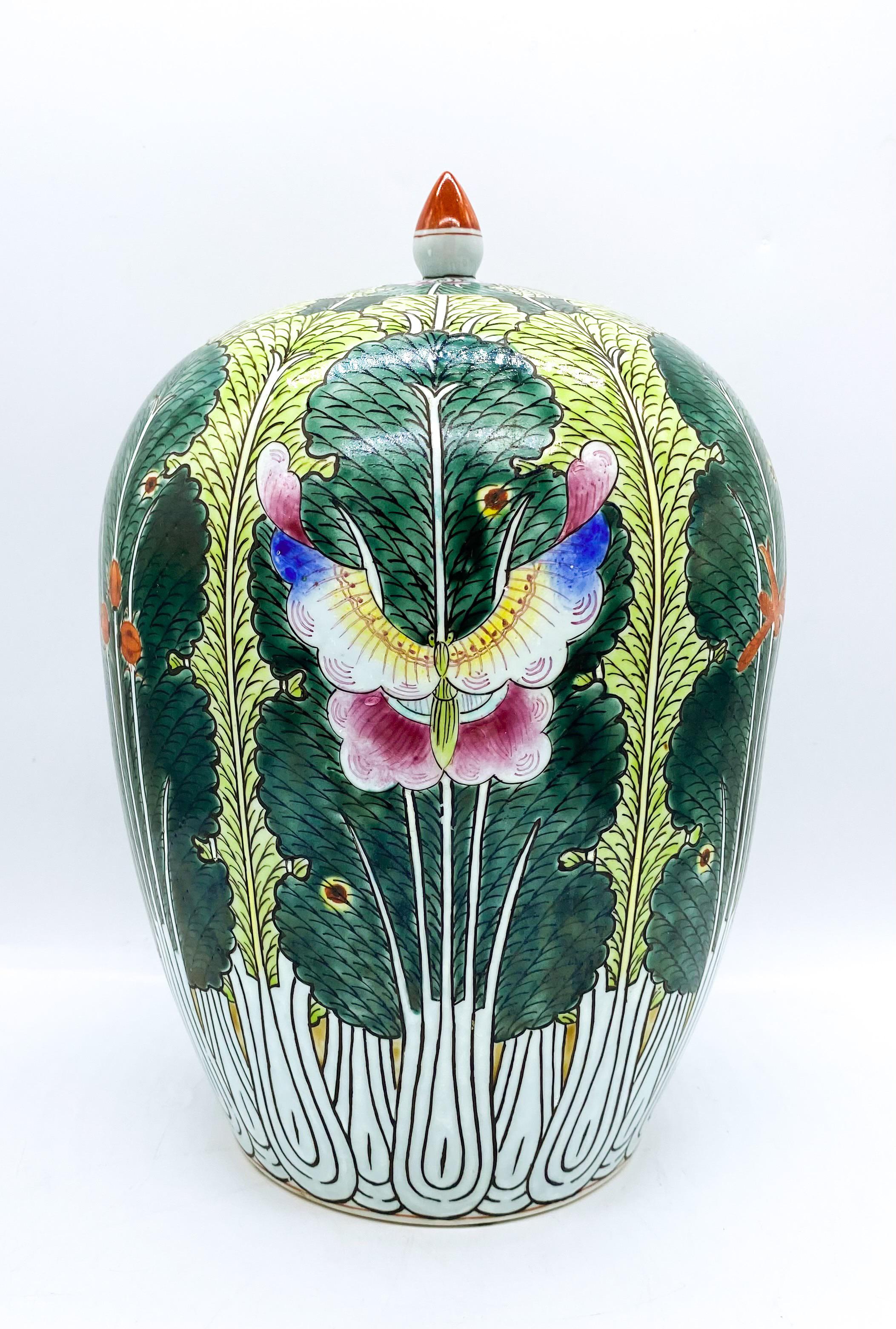 20th-century-bok-choy-cabbage-and-butterfly-pattern-green-ginger-temple-jar-2918.jpeg