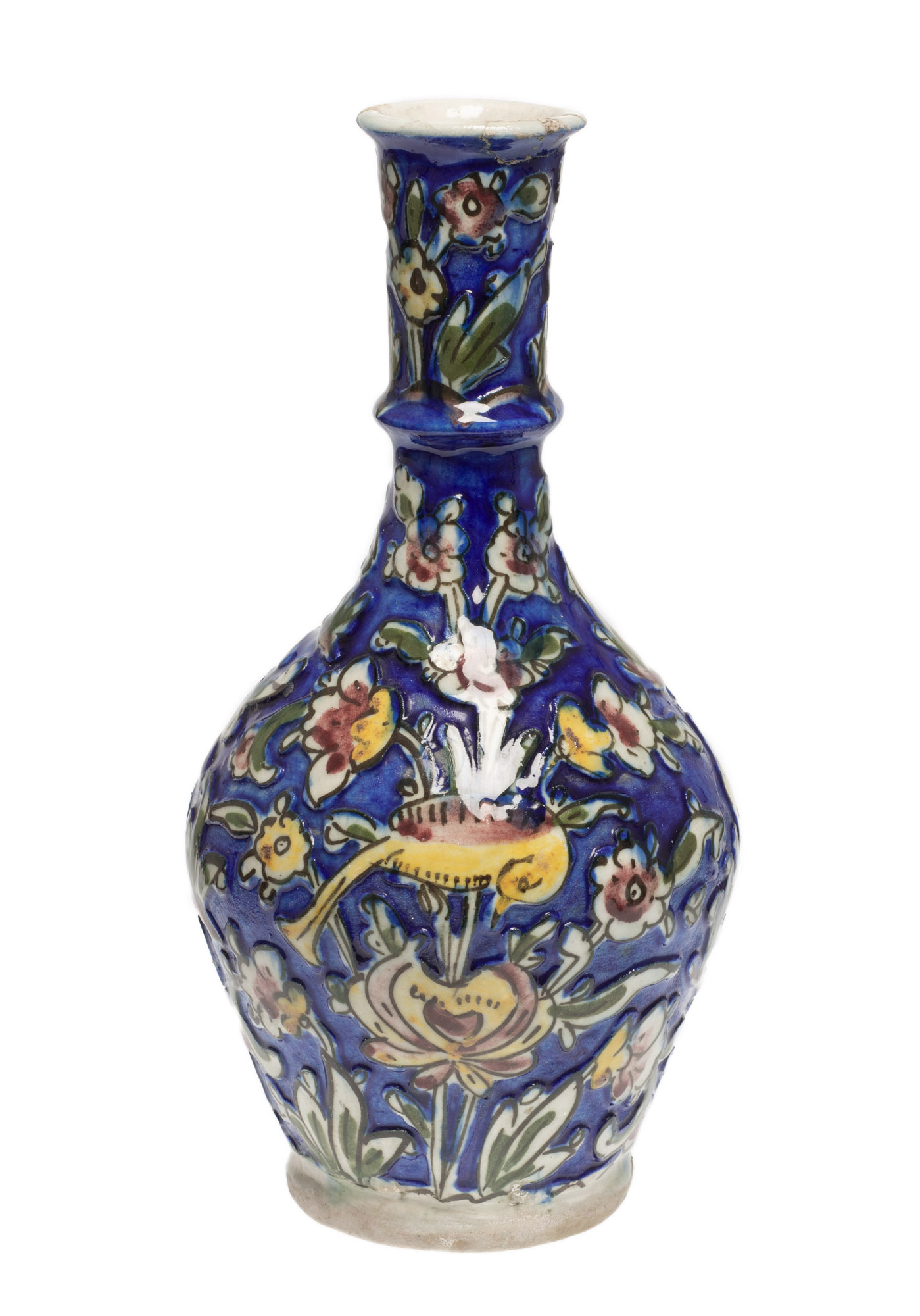 2602 persian carved ground vase qajar style (1 of 8).jpg