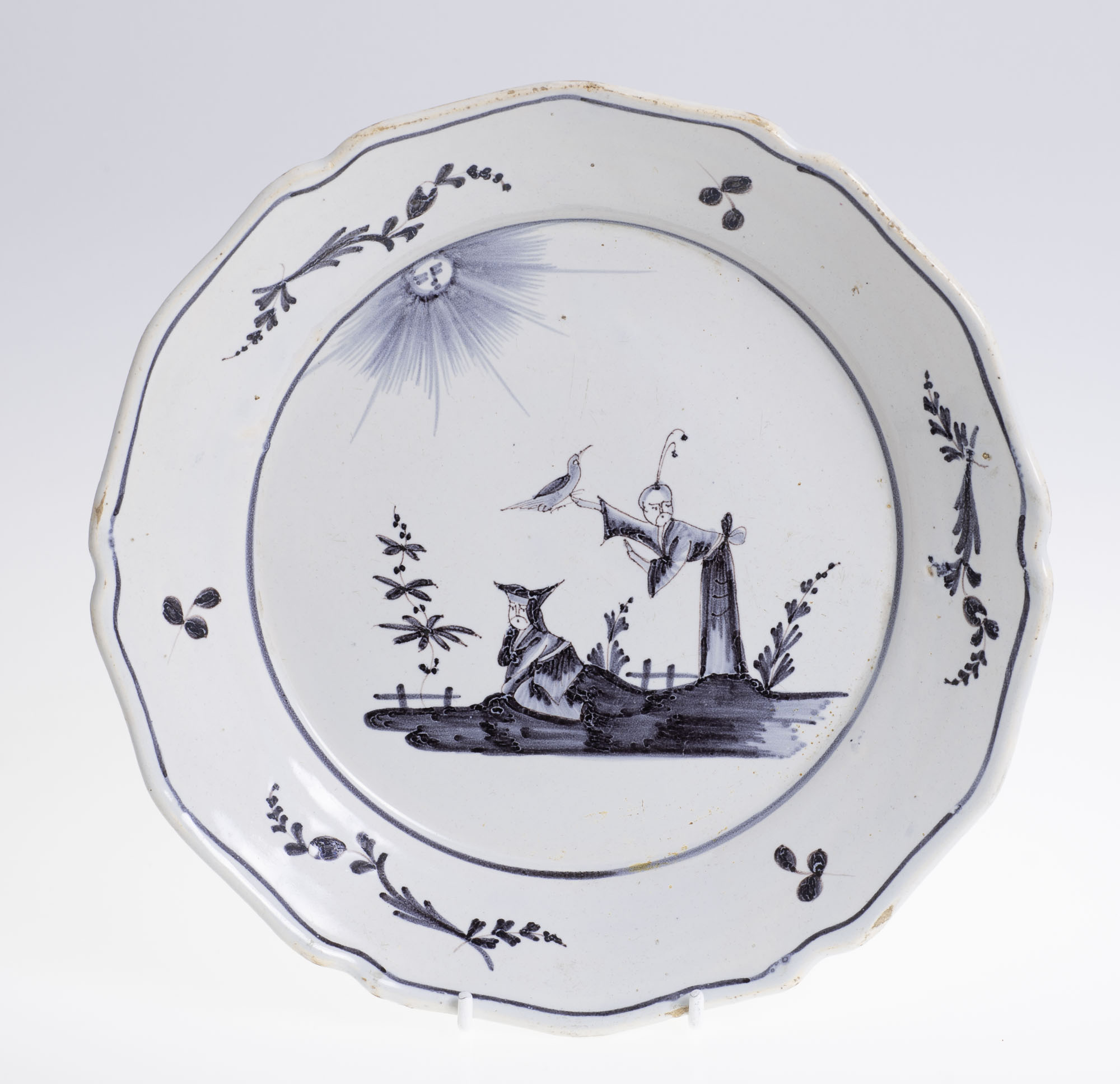 2936 la rochelle french faience chinaman plate (1 of 6).jpg