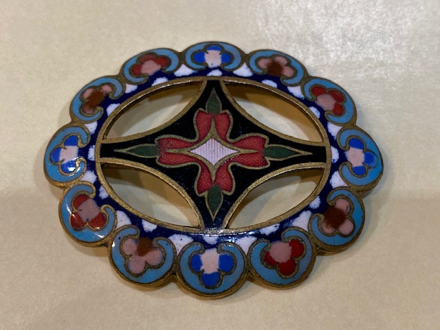 Enamel Brooch | Antiques Board