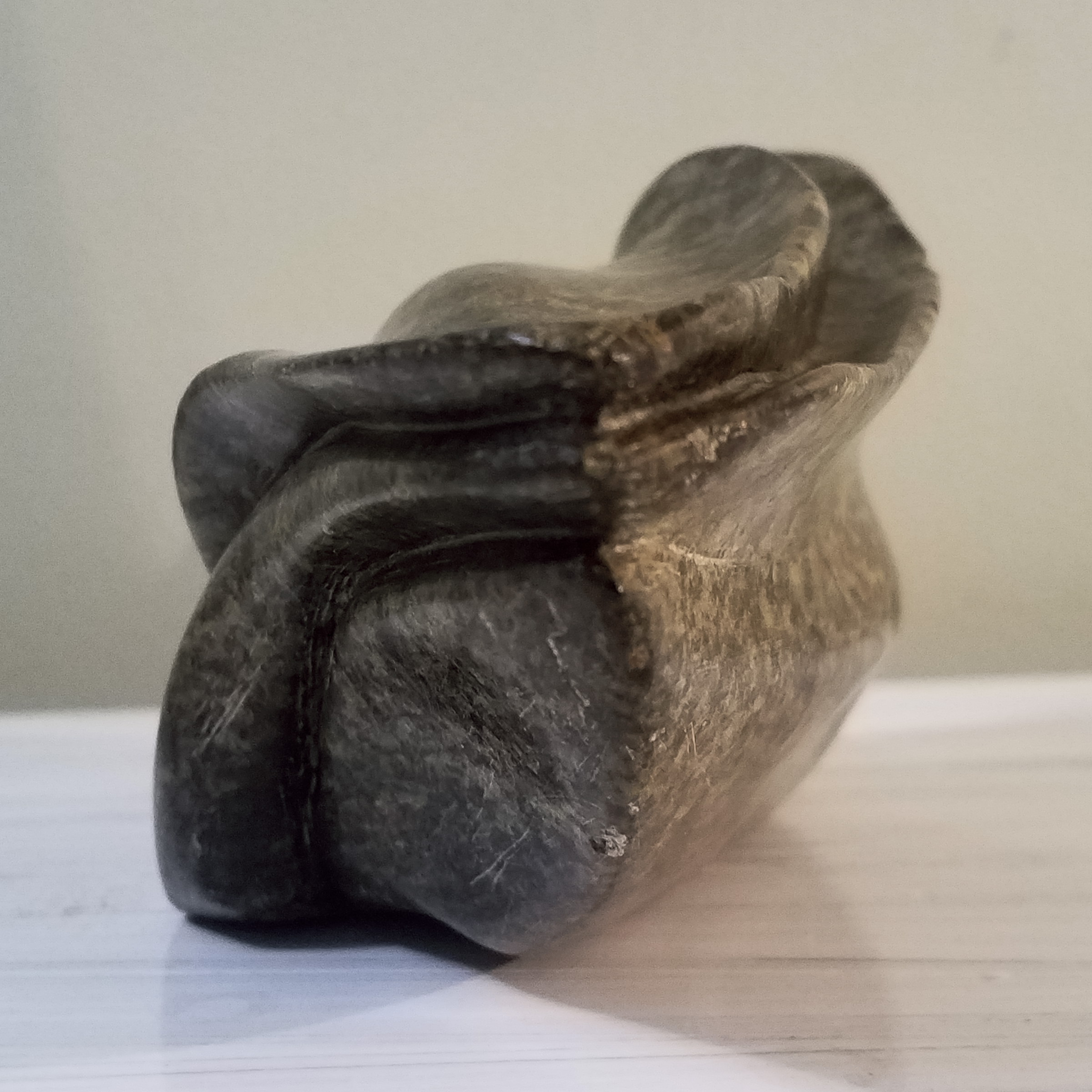 Soapstone carving - abstract-ish - signed | Antiques Board