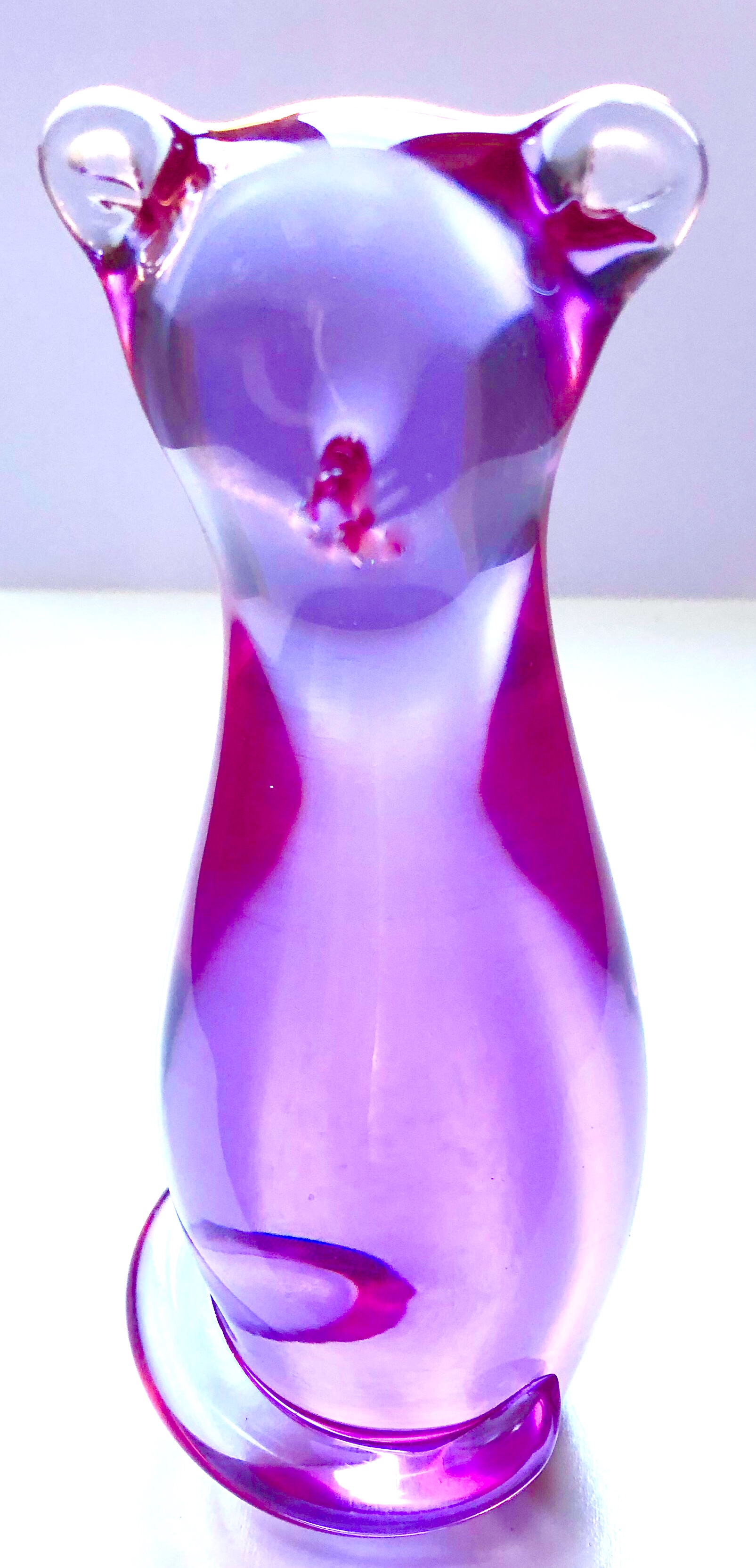 murano cat figurine