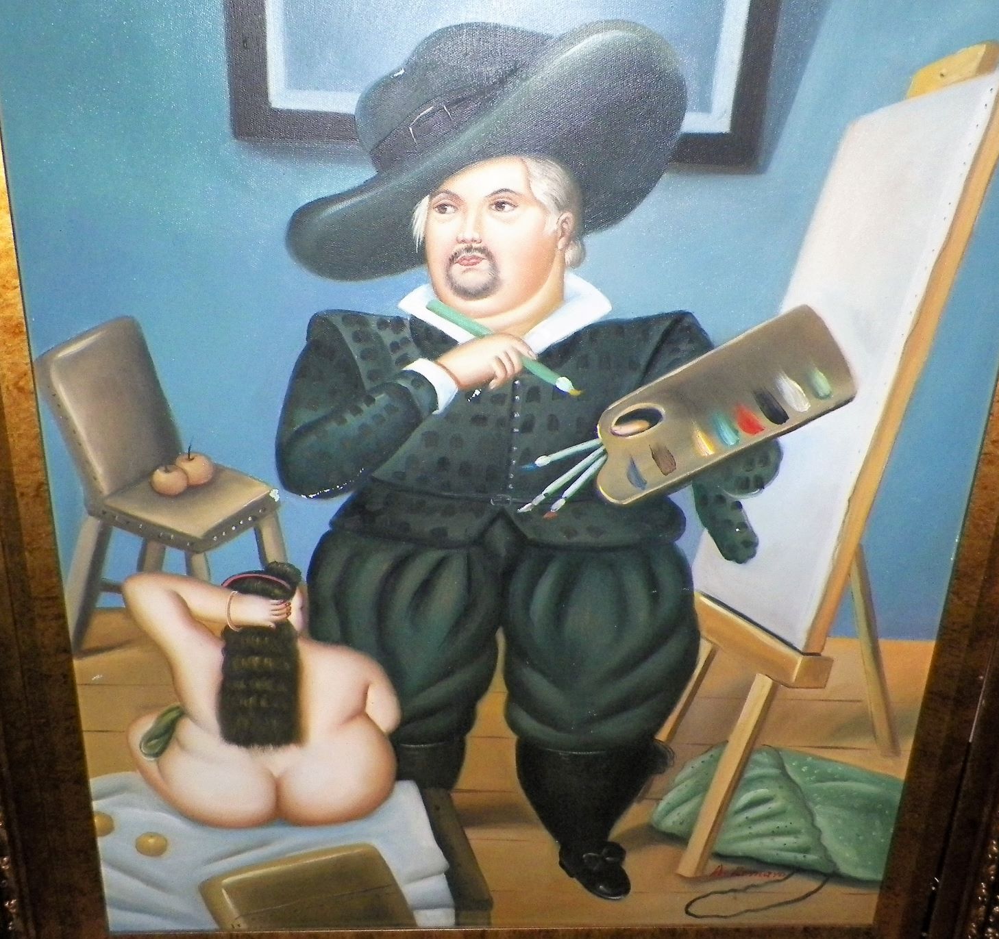 AA ART PAINTING A. ROMAYO COMEDY PAINTING 2AA.JPG