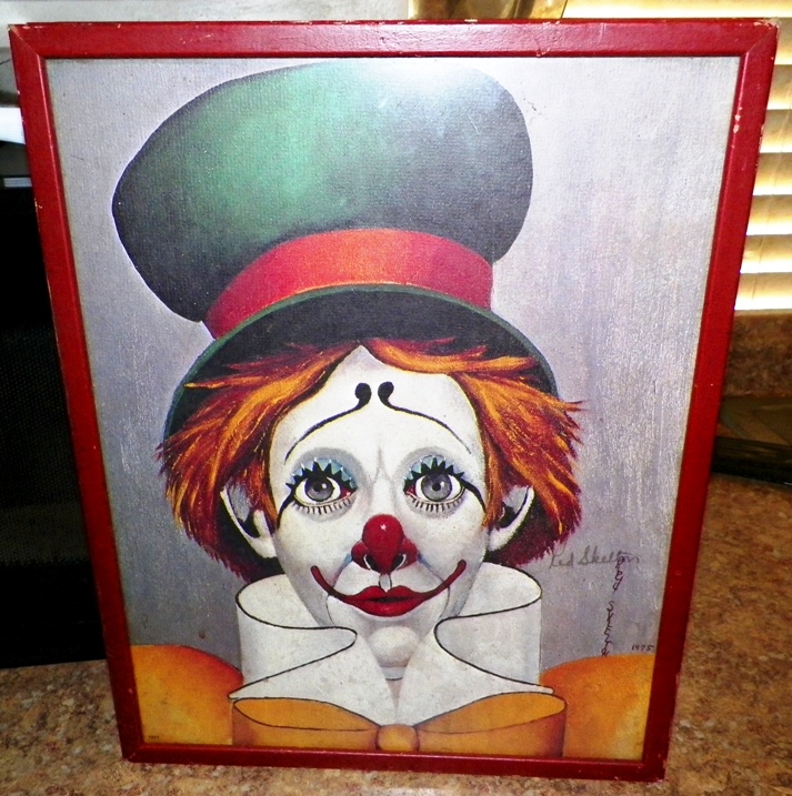 AA EBAY NEW A ART PAINTING CLOWN RED SKELTON 2AA A GROUP.jpg