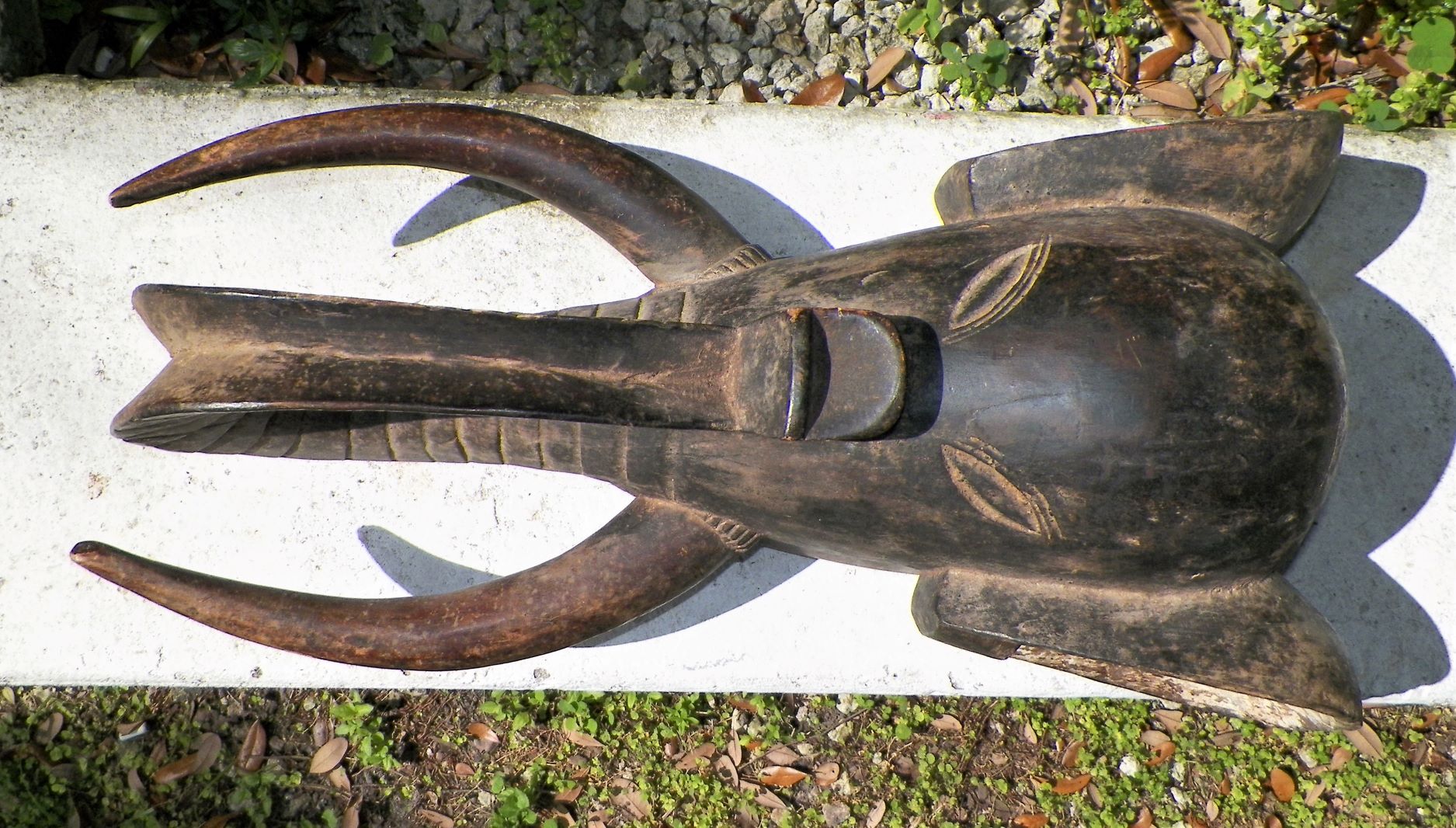 ART CARVED ELEPHANT HEAD MASK 1AA.JPG