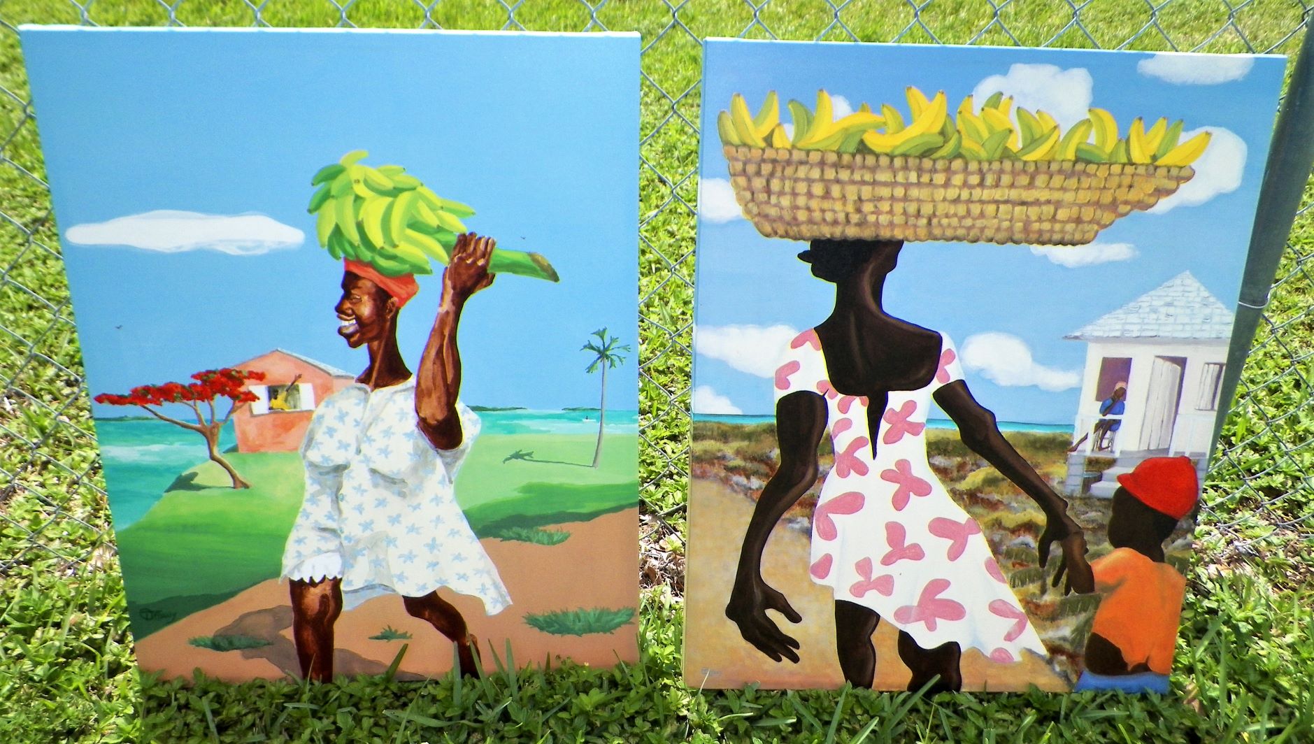 ART PAINTING HAITIAN TIFFANY SURREAL A GROUP 1AA.JPG