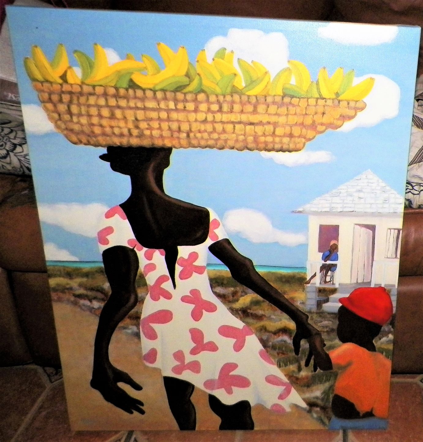 ART PAINTING HAITIAN TIFFANY SURREAL A GROUP 4AA.JPG