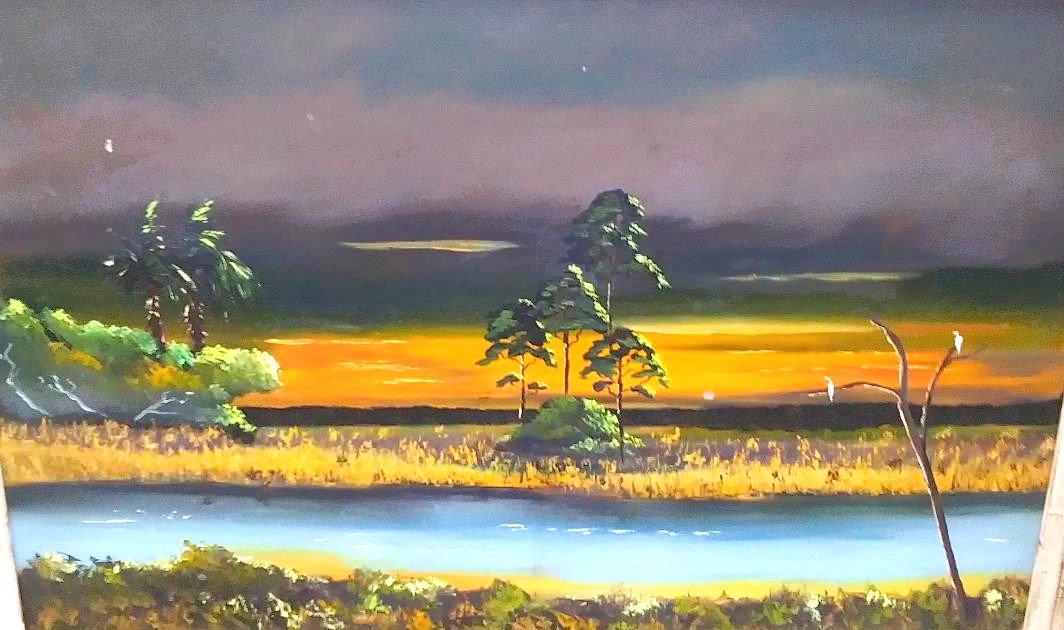 Thrift Find Highwaymen Painting Antiques Board   Art Painting Highwaymen Baker 3aa Jpg.435500