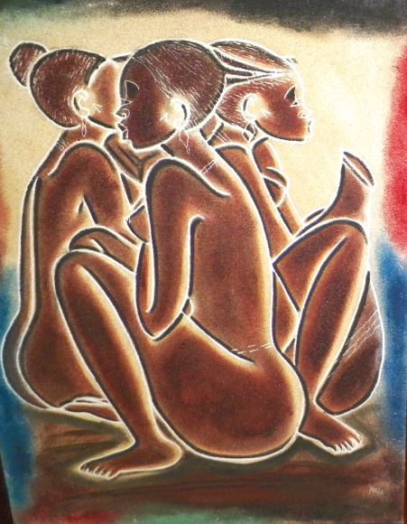 ART PAINTING MUSA BLACK WOMEN 2AA.JPG