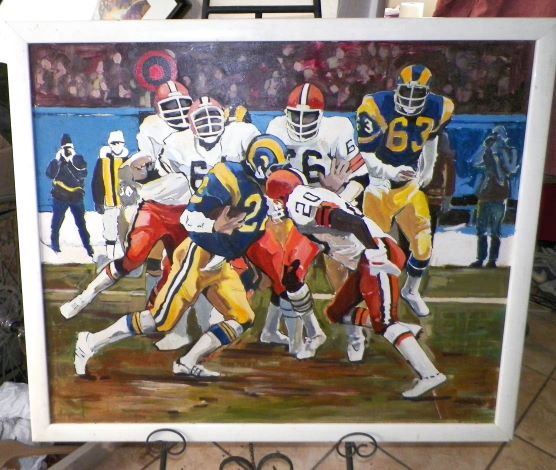 ART PAINTING SPORTS FOOTBALL RIEGER WITTELMANN 1AA.JPG