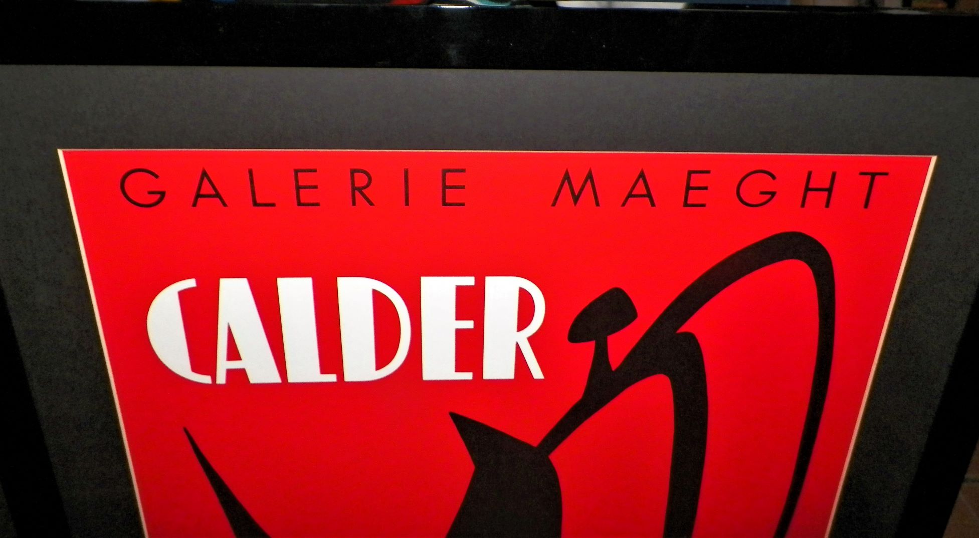 ART POSTER ALEXANDER CALDER PARIS EXHIBITION POSTER 2AA.JPG