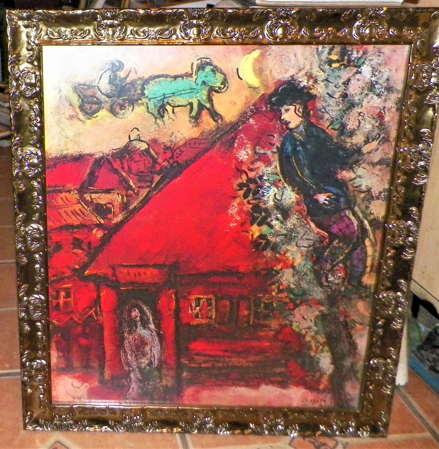 ART PRINT CHAGALL GERMAN LABEL 1AA.JPG