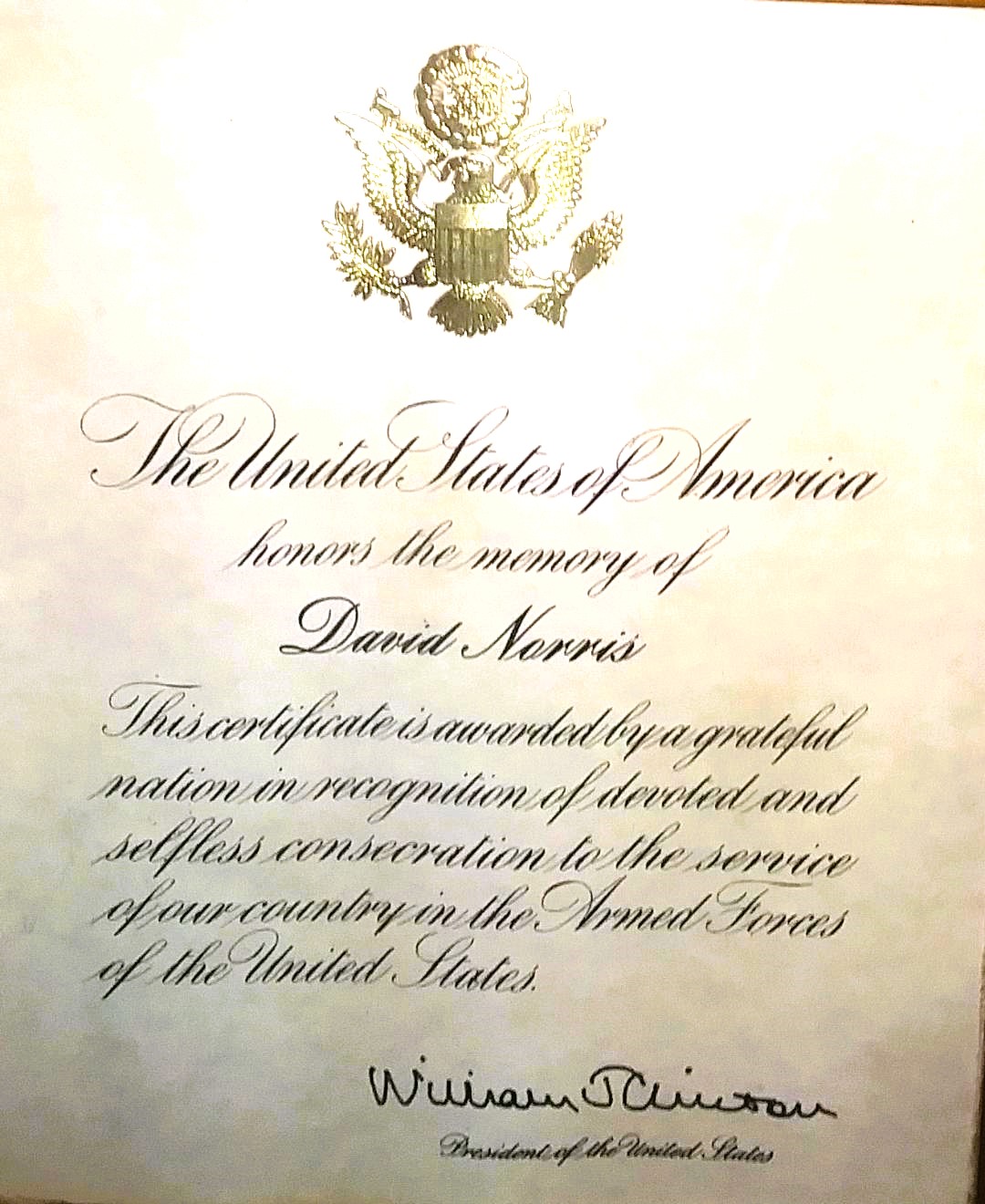 ART PRINT CLINTON SIGNED MEMORIAL CERTIFICATE 2AA.jpg