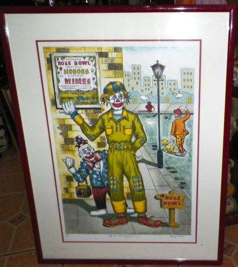 ART PRINT CLOWN GEORGE CRIONAS ARTIST PROOF 1AA.JPG