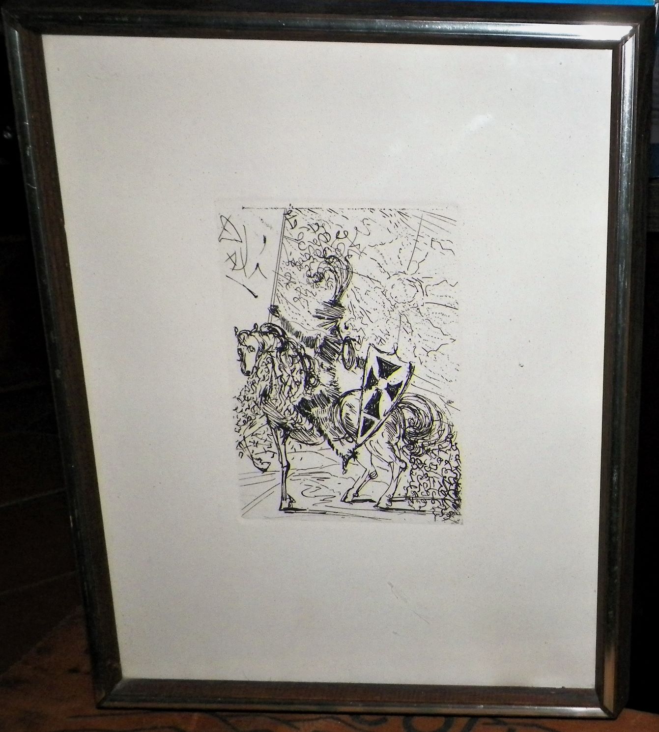 ART PRINT DALI EL CID ETCHING 1AA.JPG