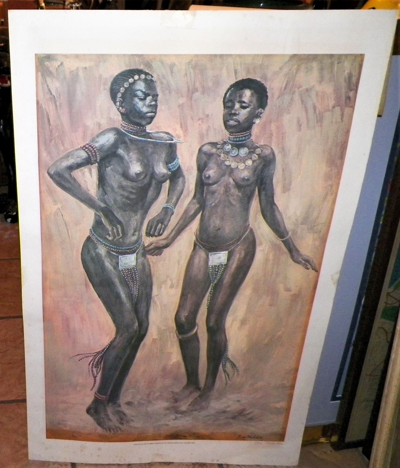 ART PRINT DAN MILLER AFRICAN WOMEN 12A DON MILLER 1.JPG