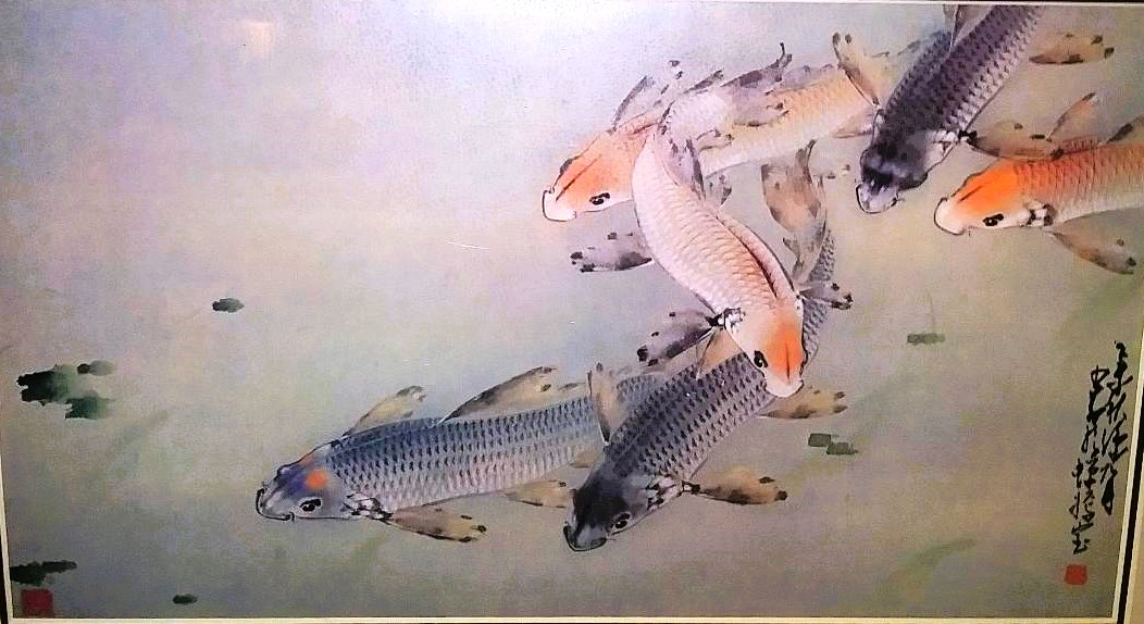 ART PRINT KOI FISH JAPANESE PRINT SIGNED 3AA.jpg