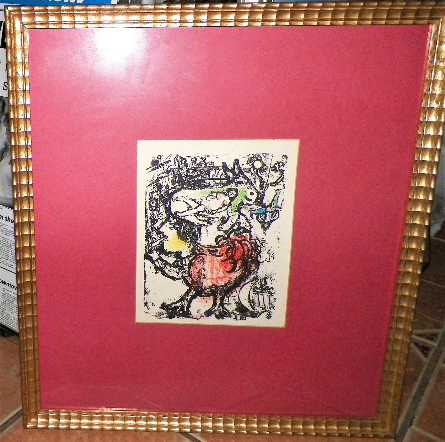 ART PRINT MATISSE SMALL THRIFT STORE FIND SCOTT 1AA.JPG