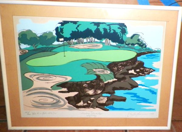 ART PRINT THRIFT STORE GOLF COURSE LIMITED EDITION 1AA.JPG