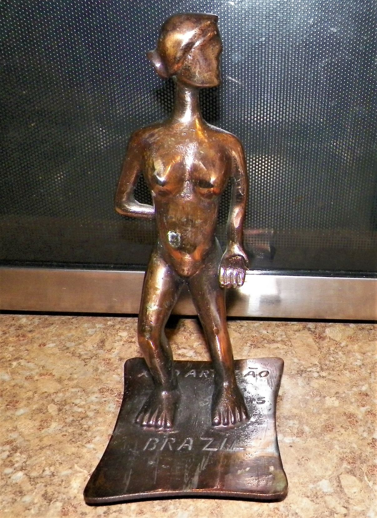 ART SCULPTURE BRAZIL NUDE XICO 1AA.JPG