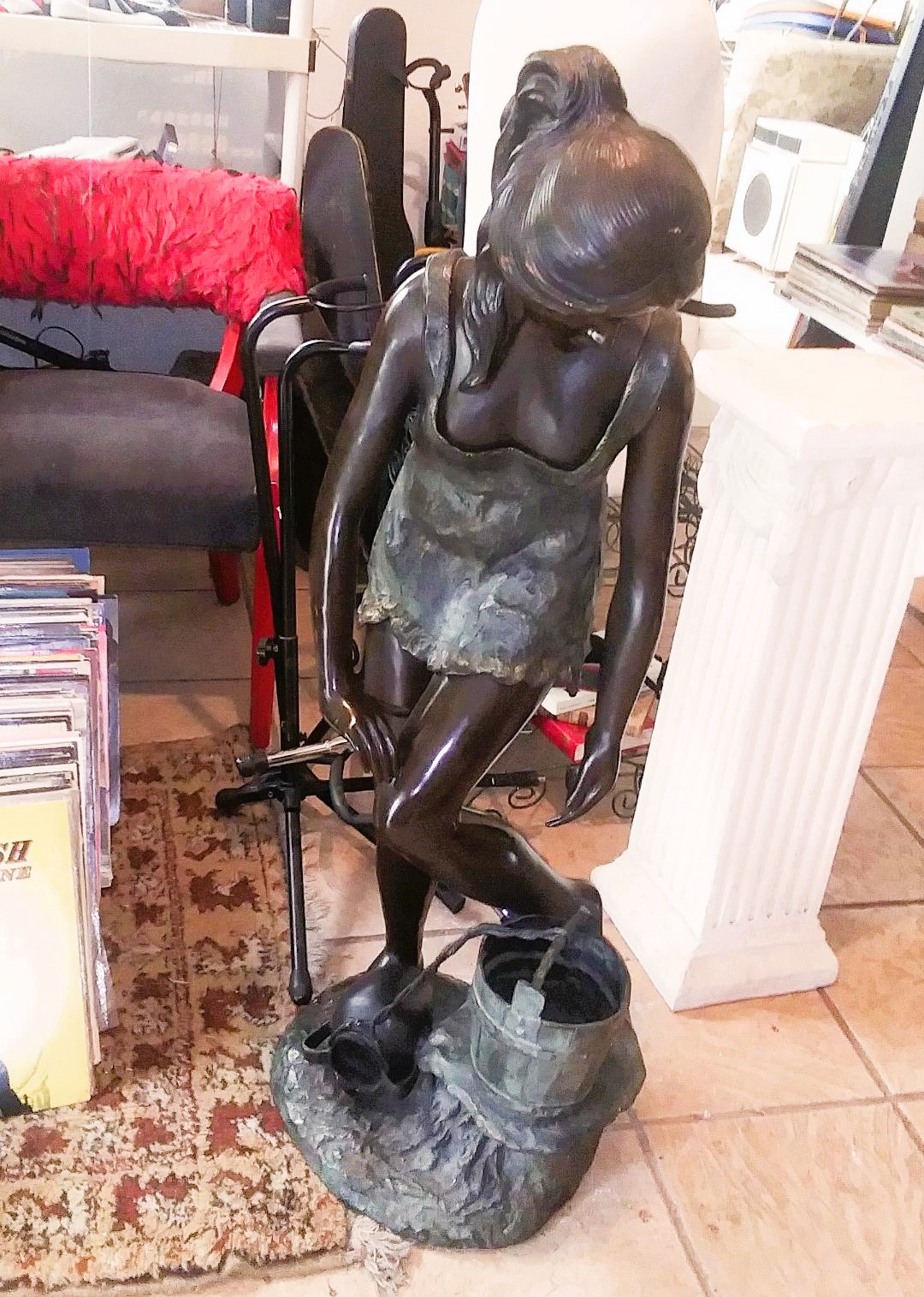 ART STATUE GIRL BRONZE WITH BUCKET 2AA.jpg