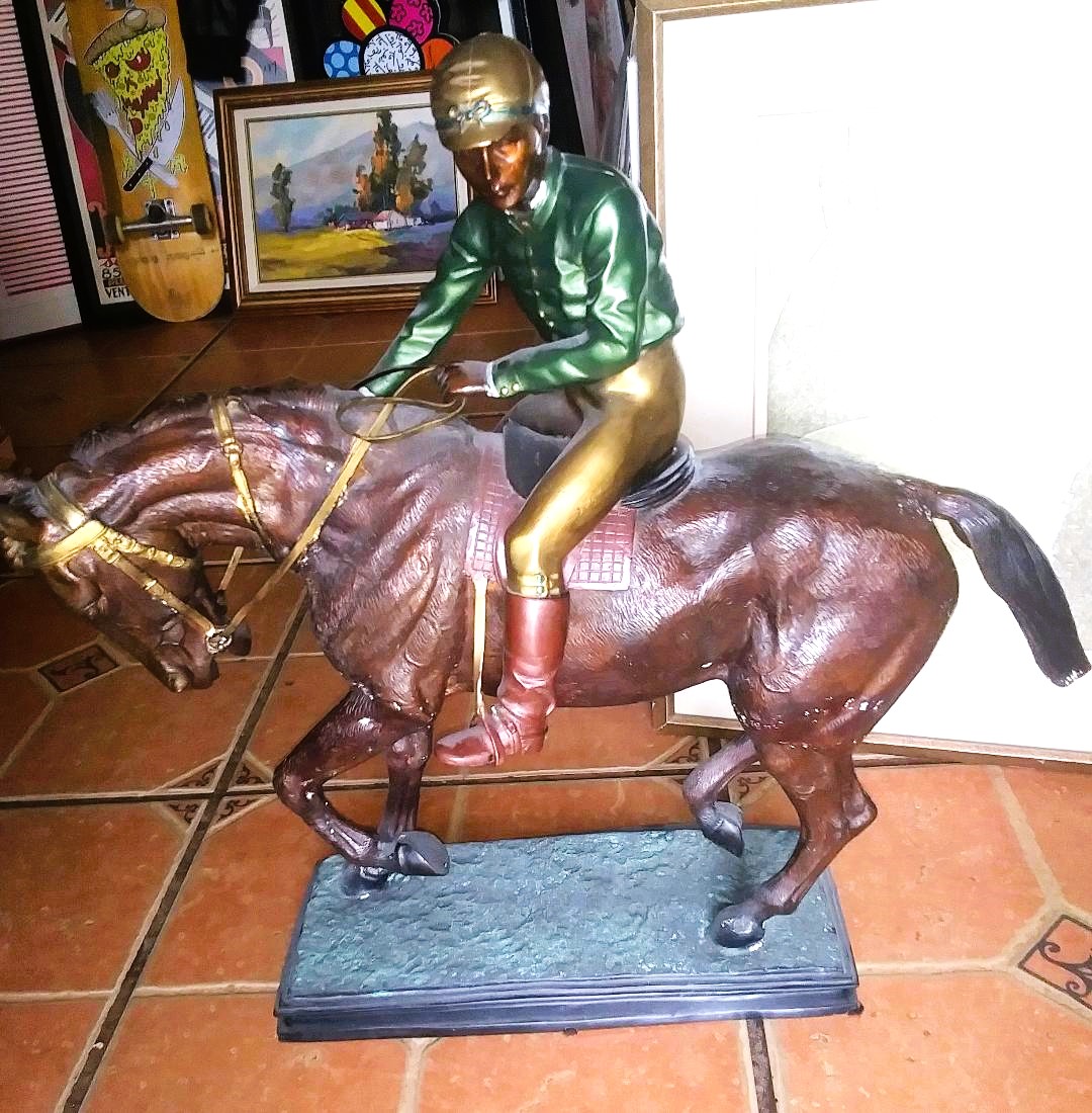 ART STATUE HORSE & JOCKEY BY ISADORE BONHEUR 1A_AA.jpg