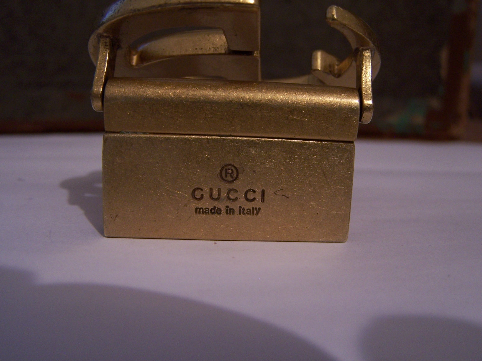Gucci Belt buckle questions.