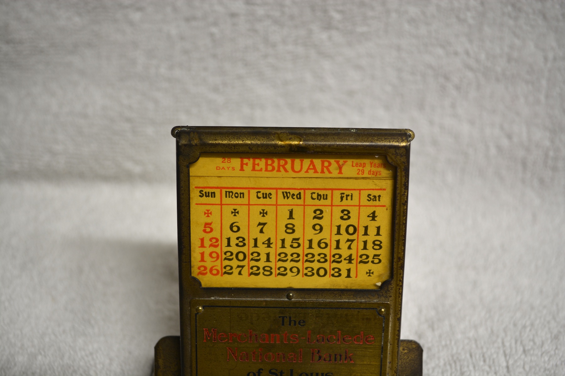 help id bank calendar Antiques Board