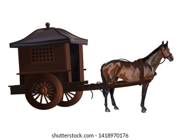 carriage-ancient-travel-brown-horsevector-260nw-1418970176.jpg