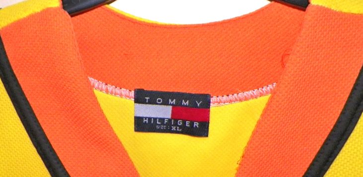 CLOTHES SHIRT TOMMY HILFIGER YELLOW & ORANGE 2AA.JPG