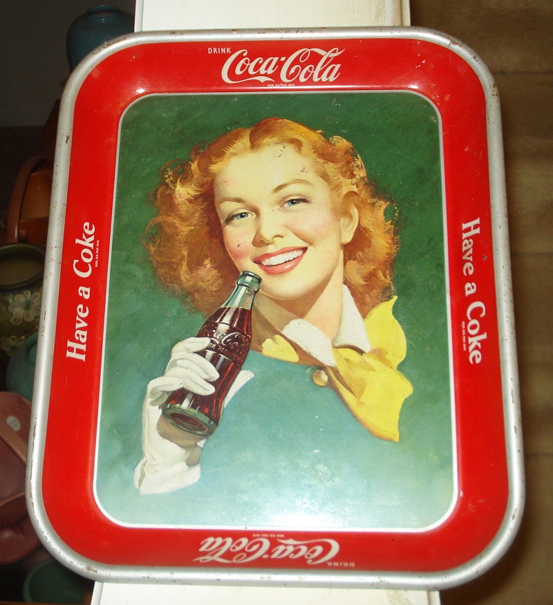 Coca-Cola Tray - Redhaired Woman.jpg