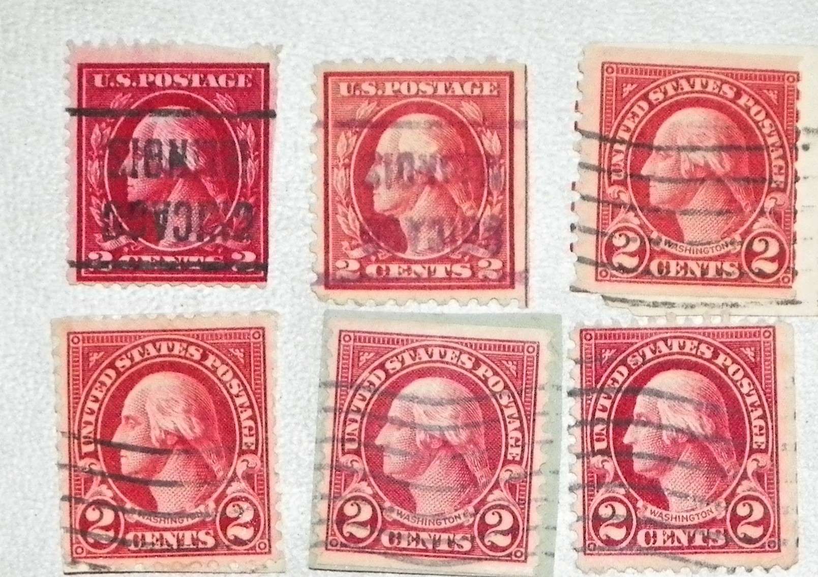 COLLECTIBLE STAMPS A GROUP OF 2 CENT STAMPS 2AA.JPG