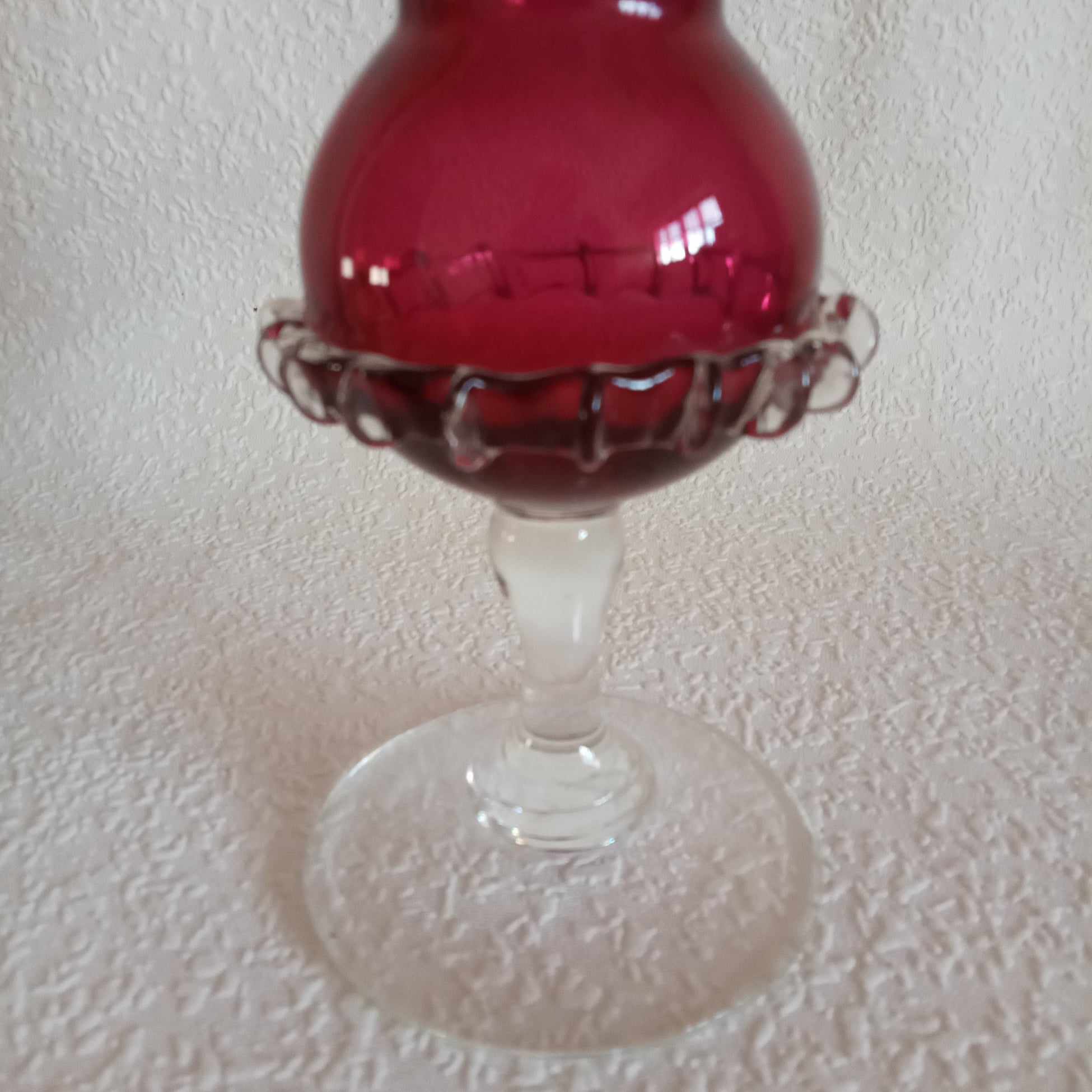 cranberry glass footed vase C.jpg