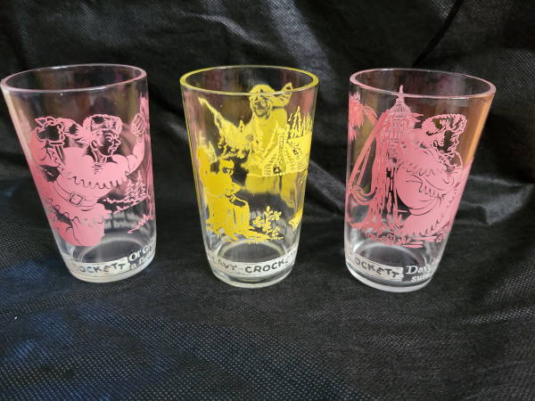 Davy Crockett Glasses | Antiques Board