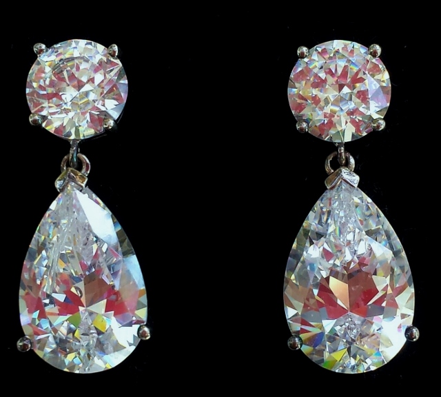 Diamonique tear drop earrings.jpg