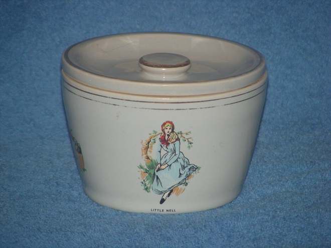 Stoneware Small Crock with Lid England