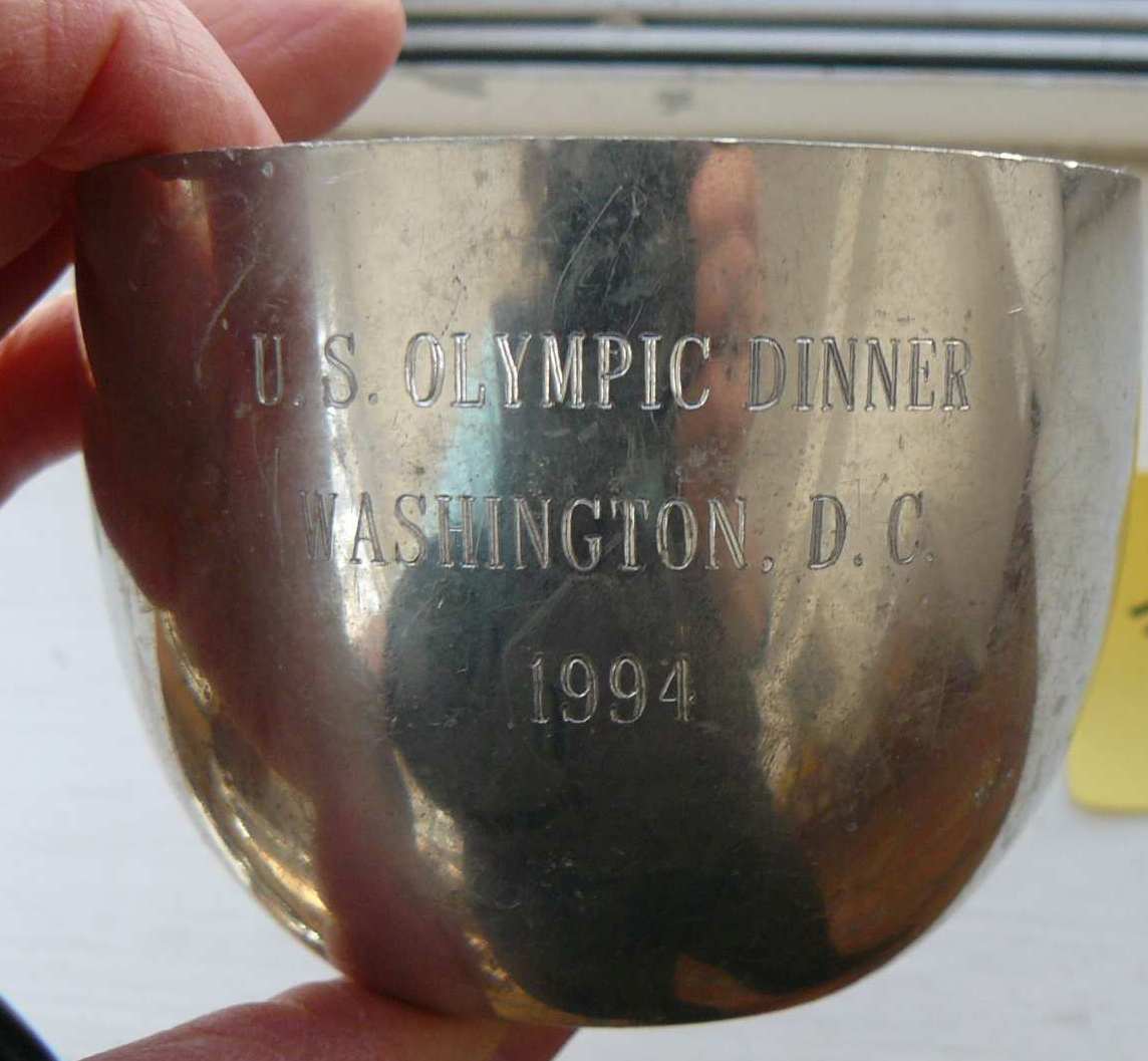 U.S. Olympic dinner Washington DC 1994 pewter Kirk Stieff cup --worth ...