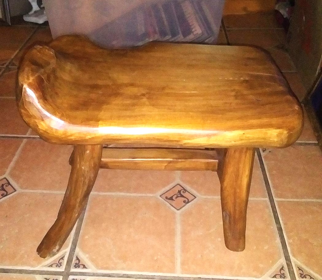 FURNITURE STOOL BURL WOOD 6DAA.jpg