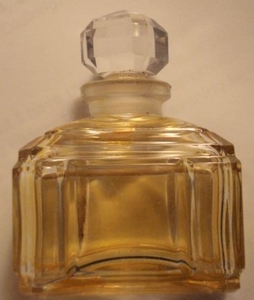 small glass factice perfume bottle made in France | Antiques Board