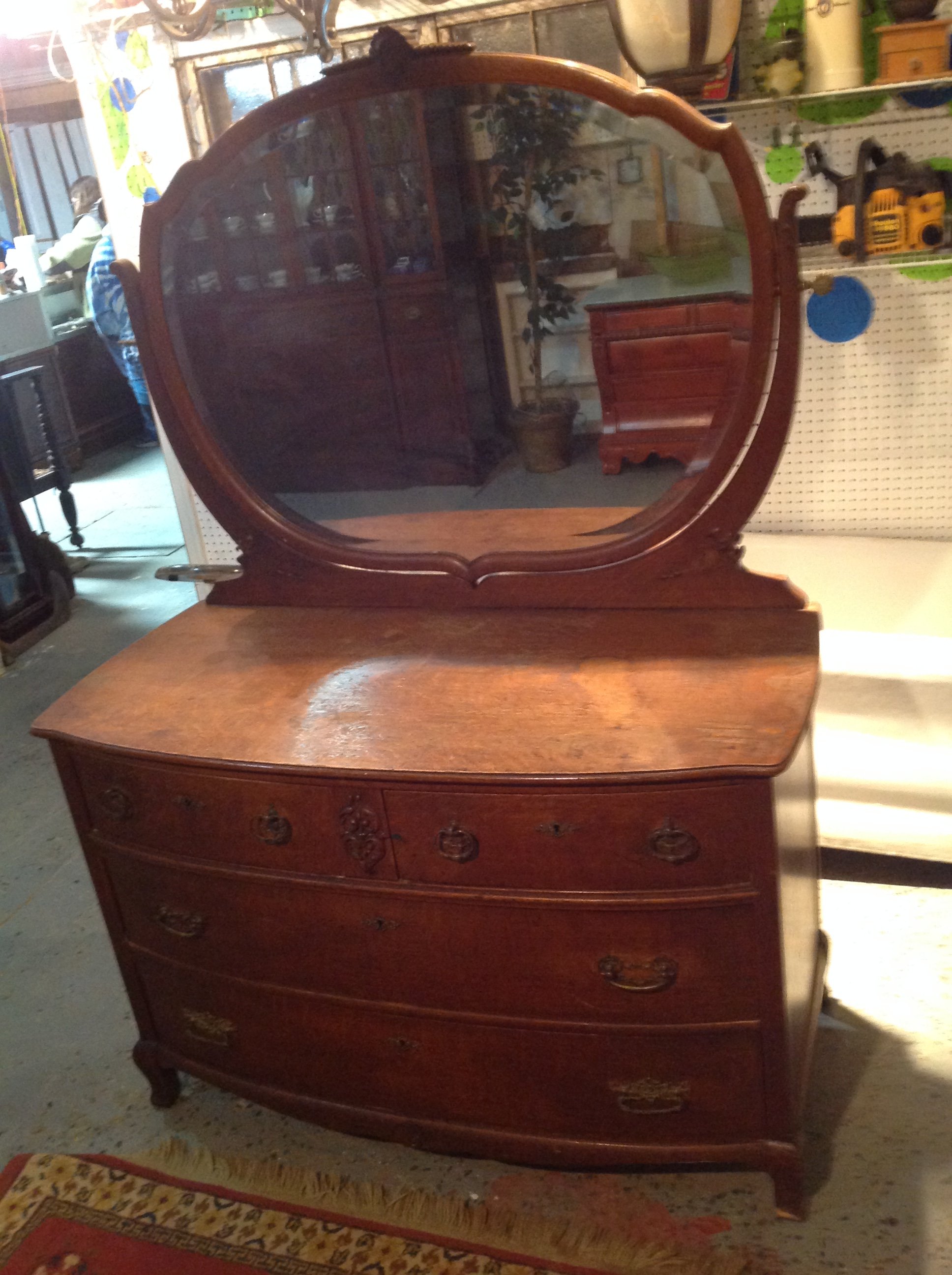 Antique Bow Front Dresser Id Antiques Board
