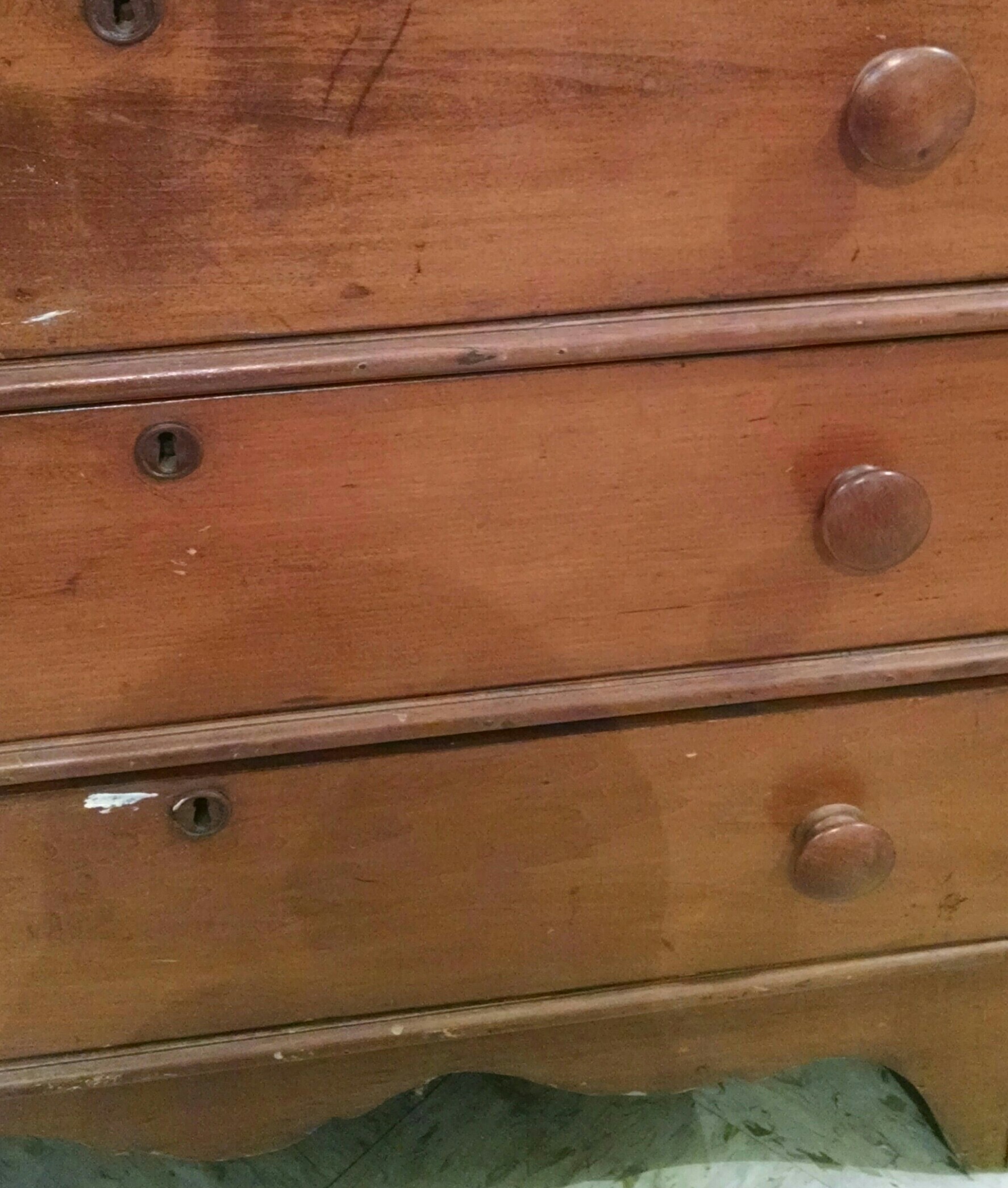 Can anybody tell me anything about this dresser with wooden peg joined ...