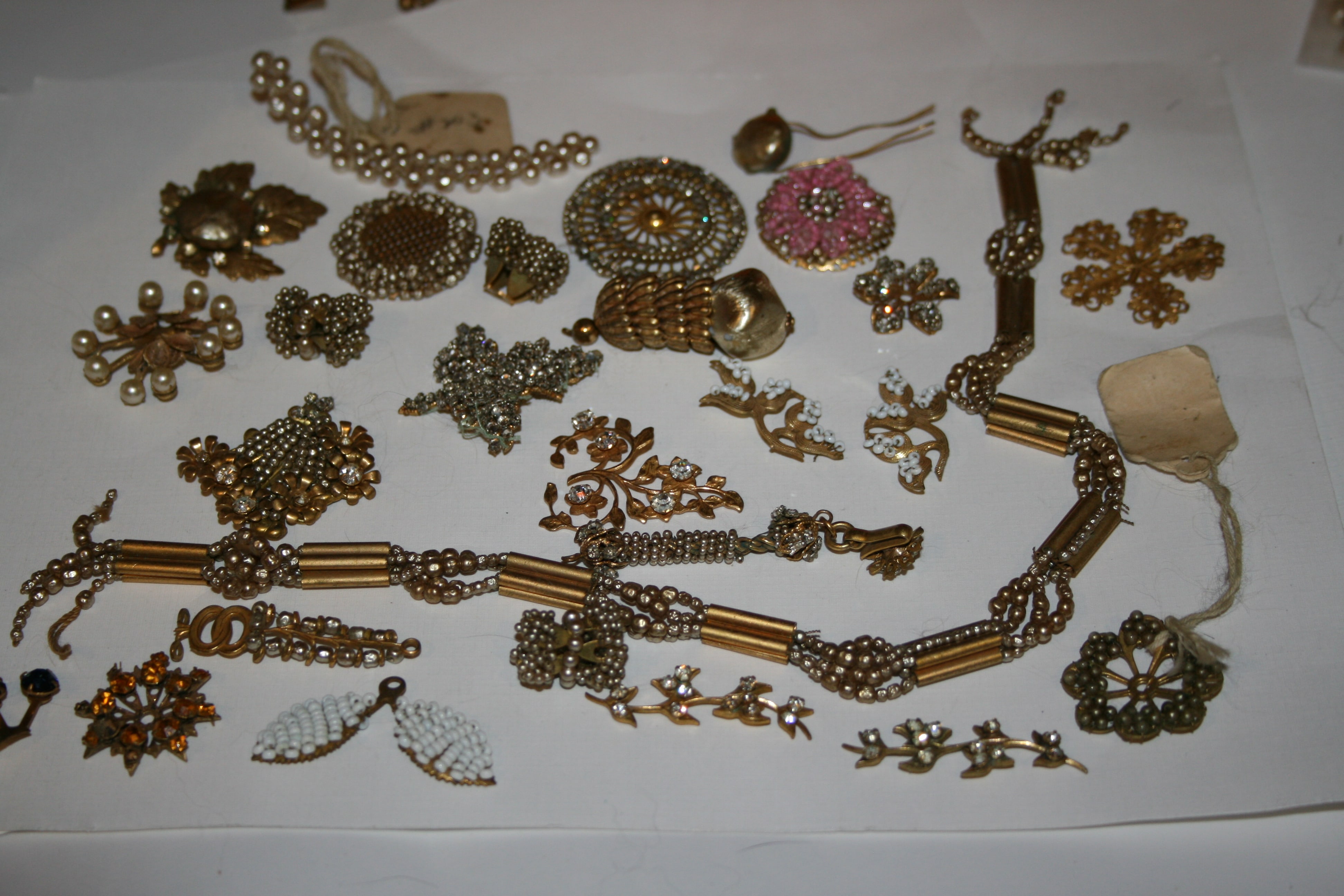 Miriam Haskell Jewelry Parts How to find necklace Antiques Board