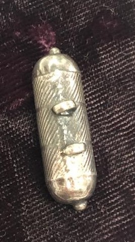 Silver tubular rattle pendant? Cremation? | Antiques Board