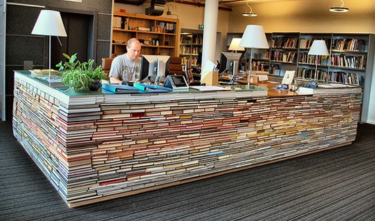 library front desk made of books.jpg