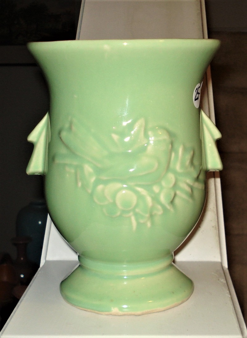 McCoy handled green vase.jpg