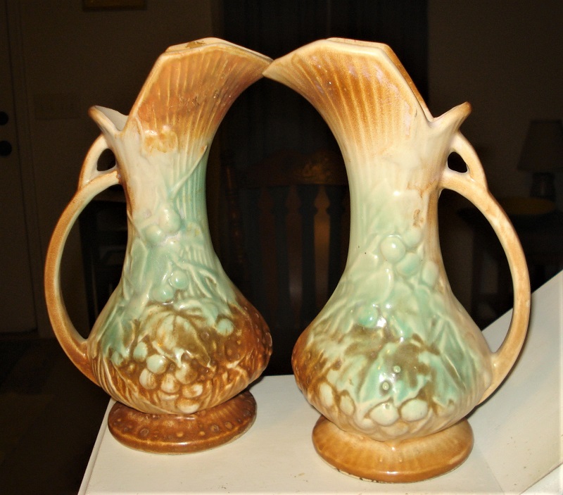 McCoy pair of rustic line pitchers.jpg