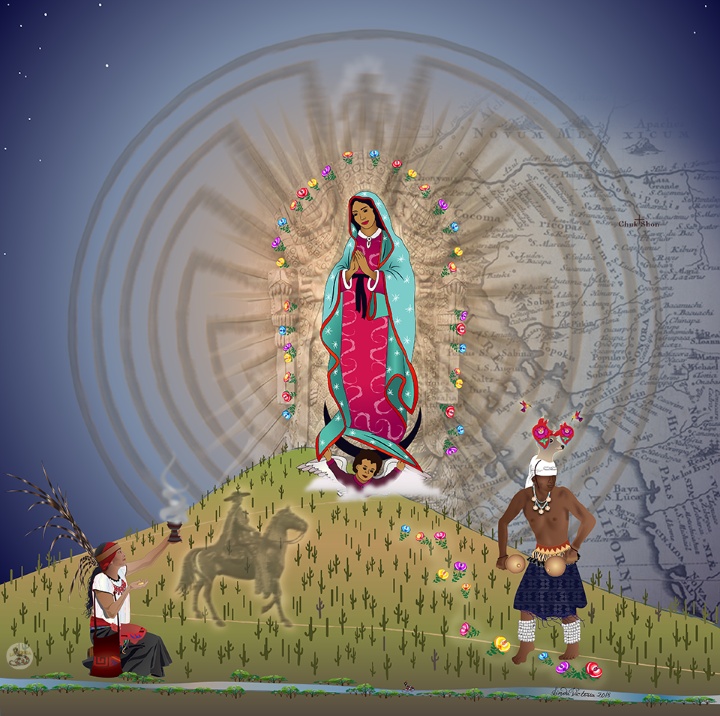 Our Lady of Guadalupe - Yaqui deer dancer.png